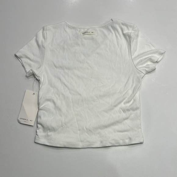 O'Neill Girl’s White Wrap Top - Picture 3 of 5